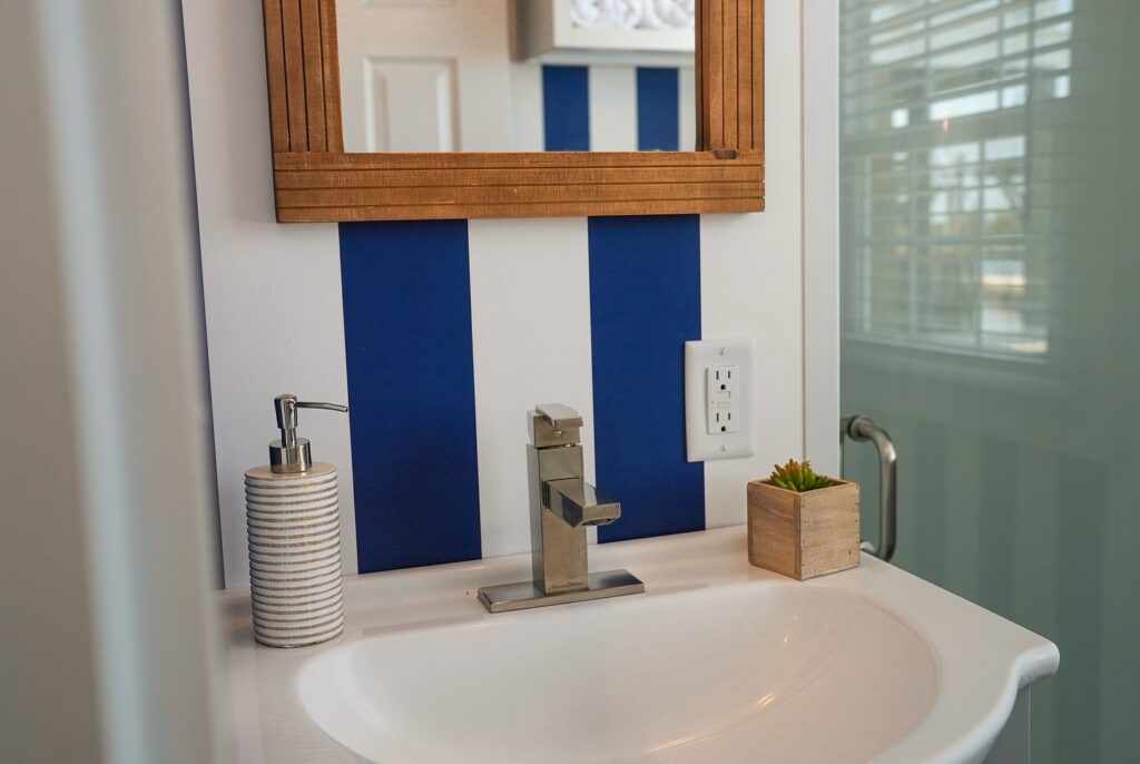 Bathroom in the houseboat