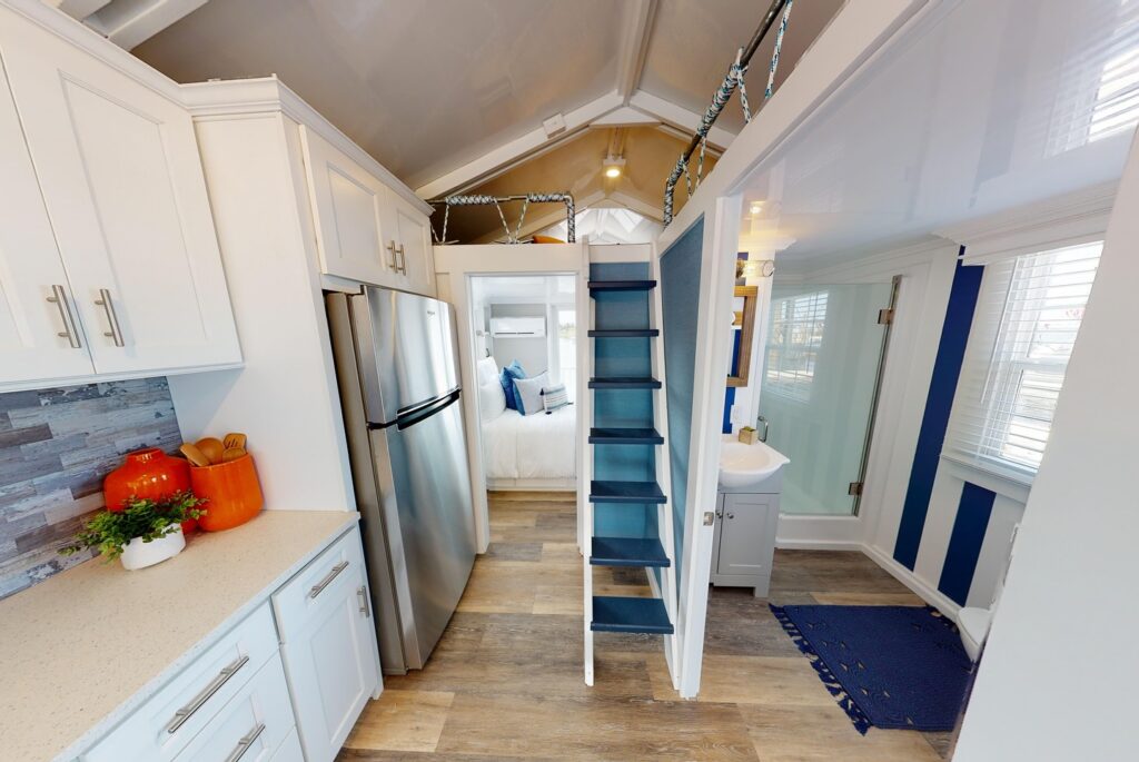 Houseboats loft stairs