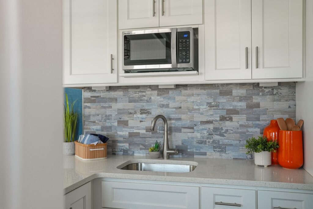 Backsplash in the kitchen