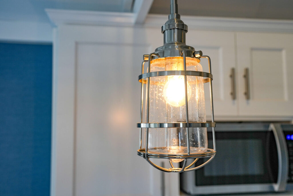 Coastal ceiling light in the Houseboats