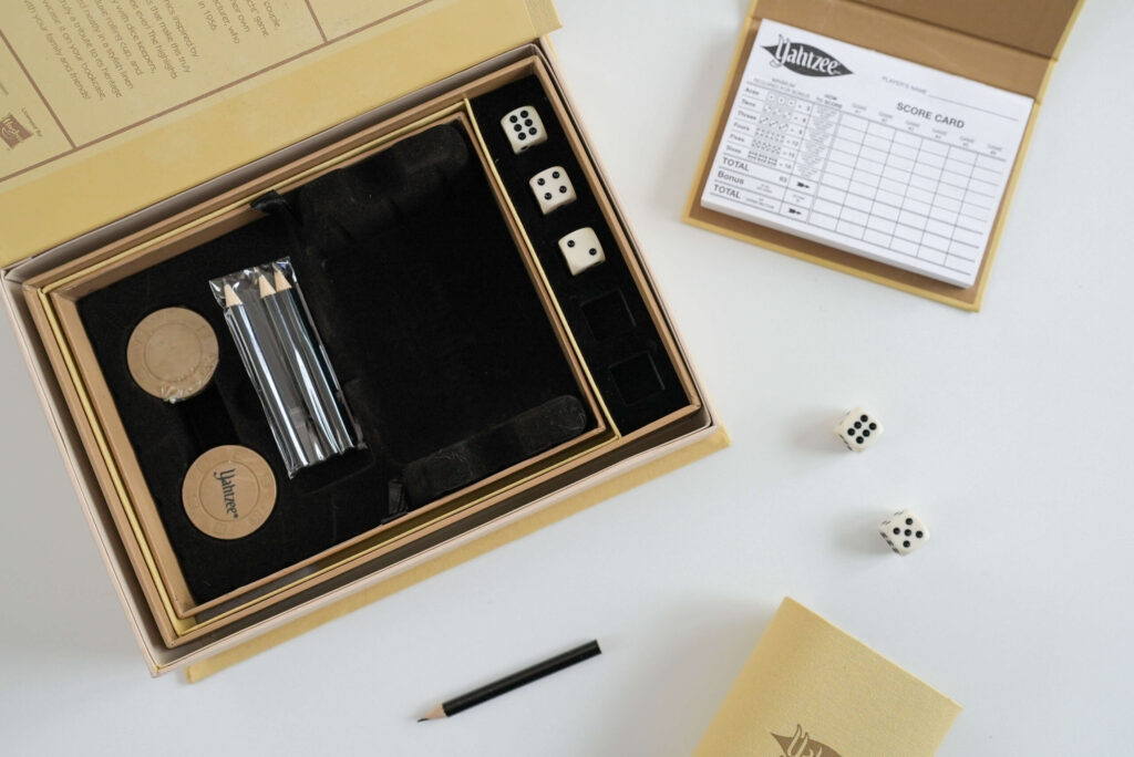 Yahtzee board game